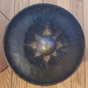 Antique Thai Hand-Hammered Bronze Gong